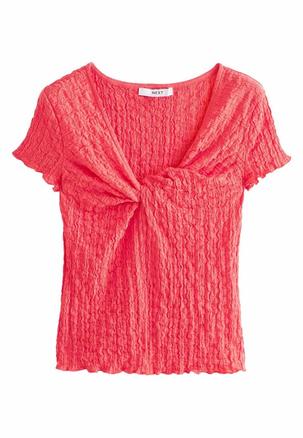 Next TEXTURED TWIST FRONT SHORT SLEEVE-REGULAR FIT