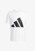 adidas Sportswear ESSENTIALS BIG LOGO SINGLE - Print T-shirt - white   black