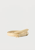 Calvin Klein ROUND BUCKLE - Belt - beige