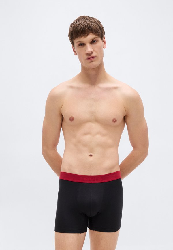 Levi's® MEN BRIEF 2 PACK - Boxer briefs - black/red