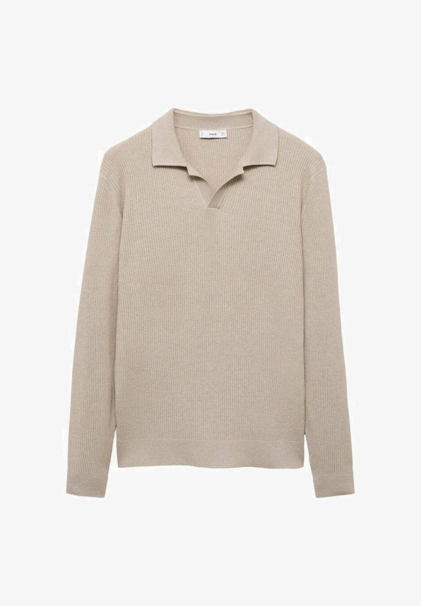 Mango Long sleeved top - beige