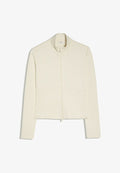 Bershka JACKET - Zip-up sweatshirt - beige