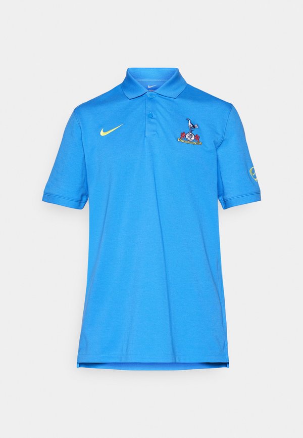 Nike Performance TOTTENHAM HOTSPUR POLO - Club wear - pacific blue/dynamic yellow