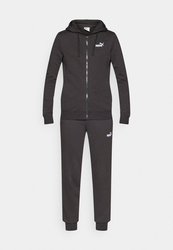 Puma HOODED SUIT - Tracksuit - black