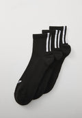 adidas Originals 1/4 SOCKS UNISEX 3 PACK - Socks - black