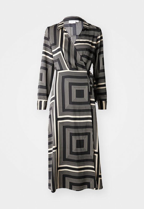 VILA VIMADJA WRAP MIDI DRESS
