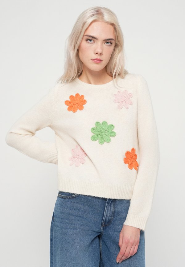ONLY ONLLOTUS LIFE O NECK FLOWER