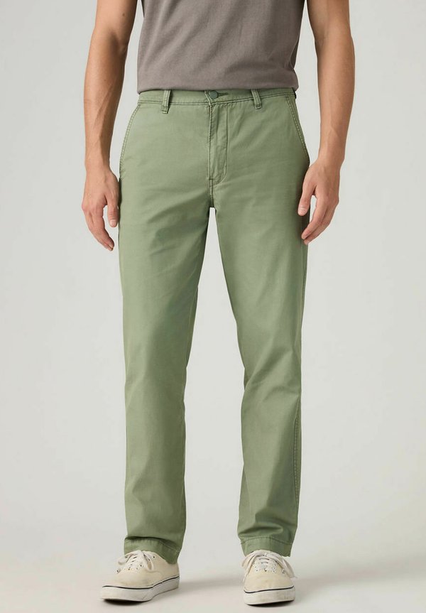Levi's® XX CHINO AUTHENTIC RELAXED - Trousers - miles plaid mtt greens