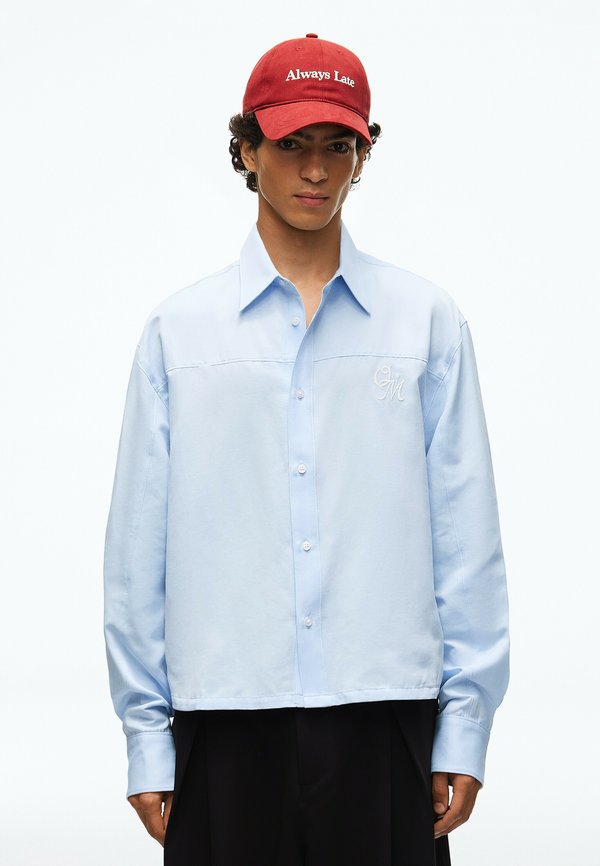 Bershka LONG SLEEVE SHIRT - Shirt - light blue