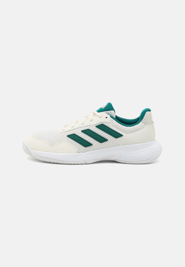 adidas Performance GAME SPEC 2 - Multicourt tennis shoes - off-white/collegiate green/footwear white