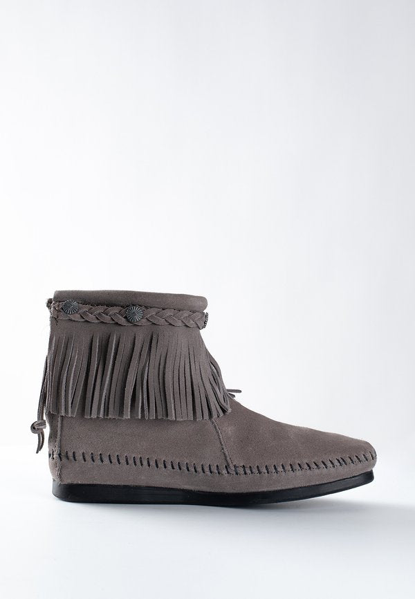 Minnetonka HI TOP BACK ZIP ANKLE BOOT