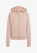adidas Performance DESIGNED FOR TRAINING FULL ZIP HOODED - Zip-up sweatshirt - chalky brown