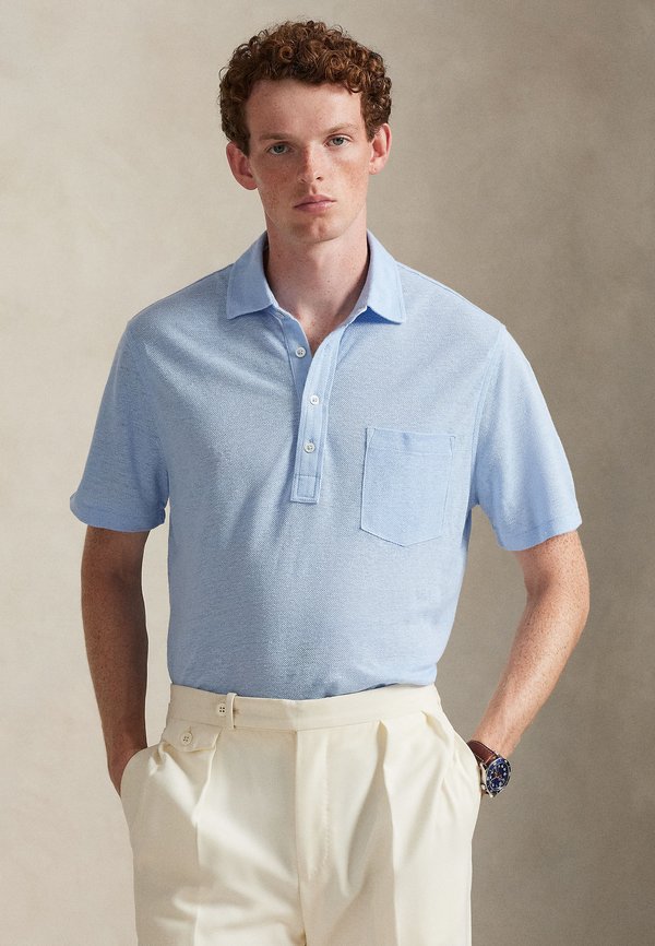 Polo Ralph Lauren STANDARD FIT LINEN PIQUÉ POLO SHIRT