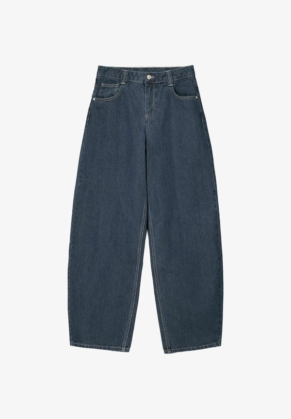 Bershka BALLOON - BAGGY - Relaxed fit jeans - royal blue