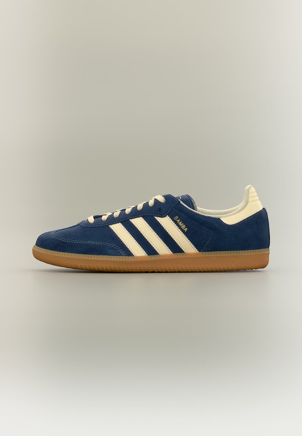 adidas Originals SAMBA OG UNISEX - Trainers - night indigo/warm vanilla