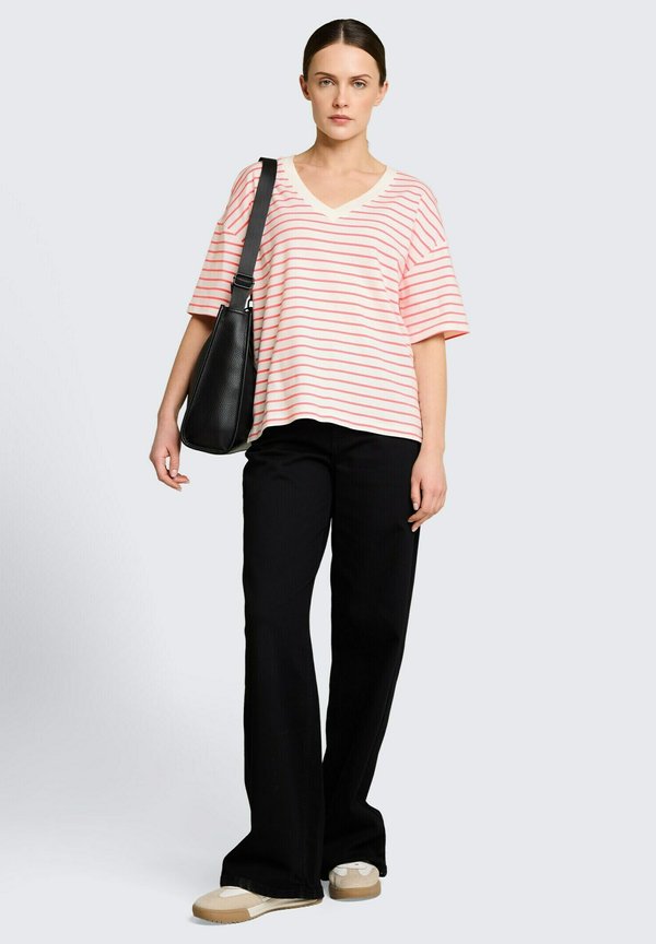 TOM TAILOR TOM TAILOR T-SHIRT OVERSIZE T-SHIRT MIT STREIFENMUSTER