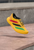adidas Performance ADIZERO EVO SL - Trainers - bold gold-coloured/vivid green/pure ruby