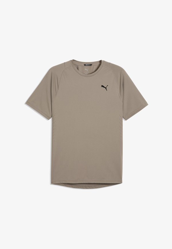Puma M PWRMODE TEE - Sports T-shirt - mouse gray