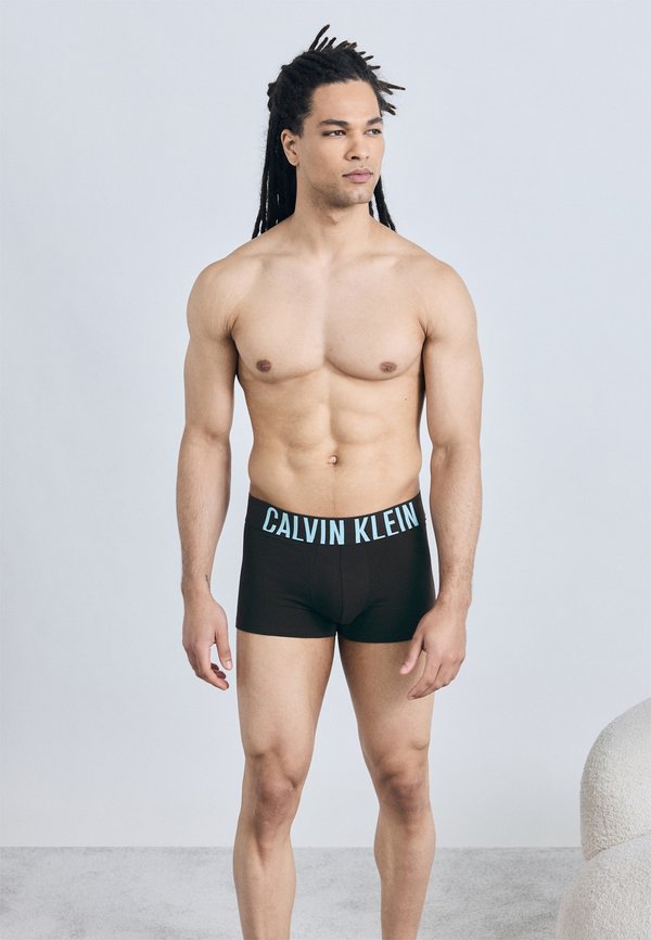Calvin Klein Underwear INTENSE POWER 3 PACK - Trunks - black/harbor mist