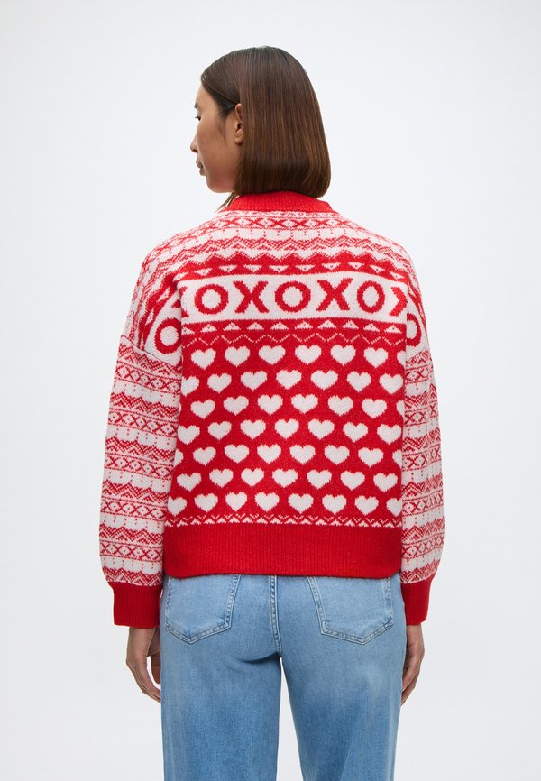 TOM TAILOR DENIM JACQUARD KNIT SWEATER