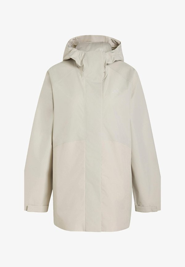 adidas Sportswear ADIDAS SPORTSWEAR ESSENTIALS RAIN PARKA - Waterproof jacket - beige