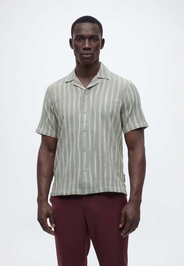 TOM TAILOR DENIM RELAXED STRUCTURED STRIPED SHIRT