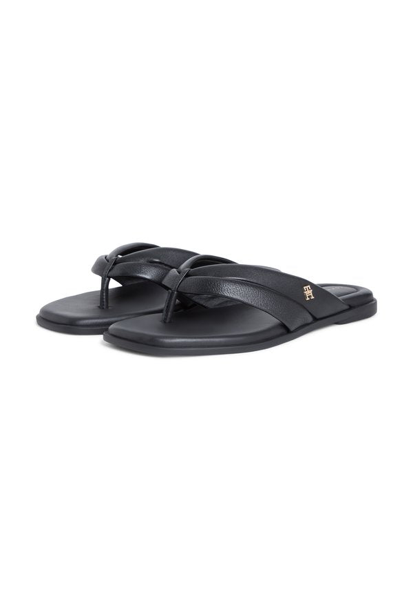 Tommy Hilfiger LEATHER TOE POST FLAT SANDALS