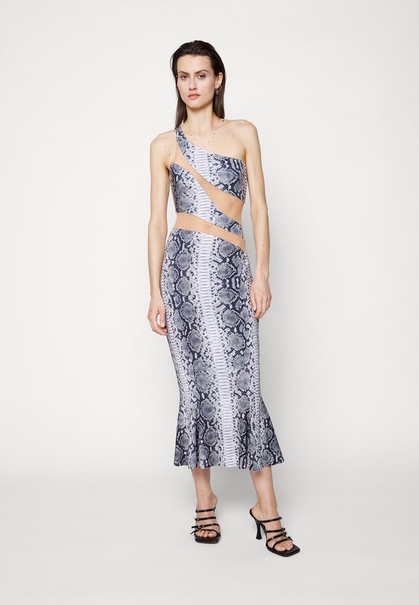 Norma Kamali SNAKE FISHTAIL DRESS TO MIDCALF