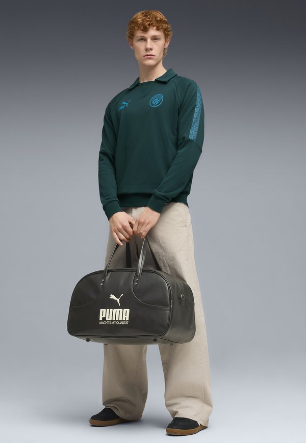 Puma MANCHESTER CITY KING DRILL  - Club wear - green terrain-tropical blue