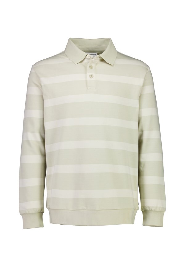 Lindbergh STRIPED POLO SWEATSHIRT L/S