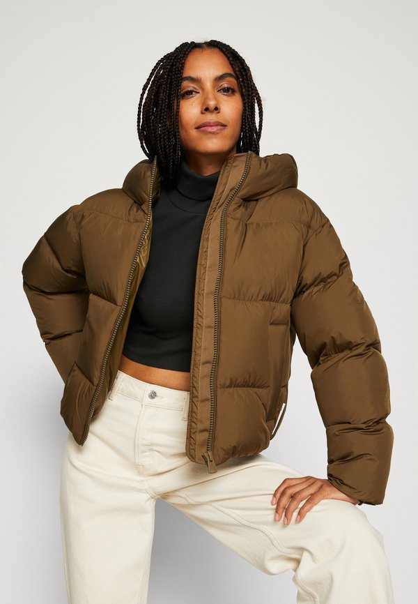 Marc O'Polo JACKET FIXED HOOD WITH ELASTIC DETAILS WELT POCKETS