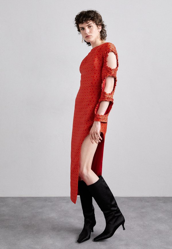 Psychedelic Overdose RUFFLE DRESS