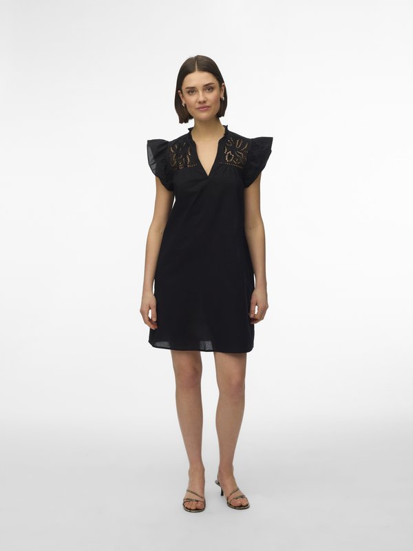 Vero Moda VMLINE SS SHORT DRESS WVN NOOS