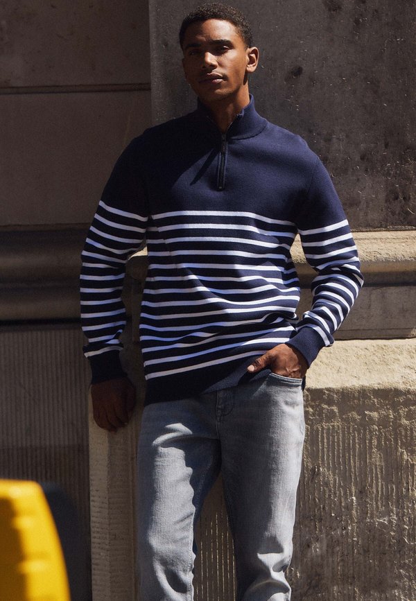 Mexx STRIPED HALF ZIP