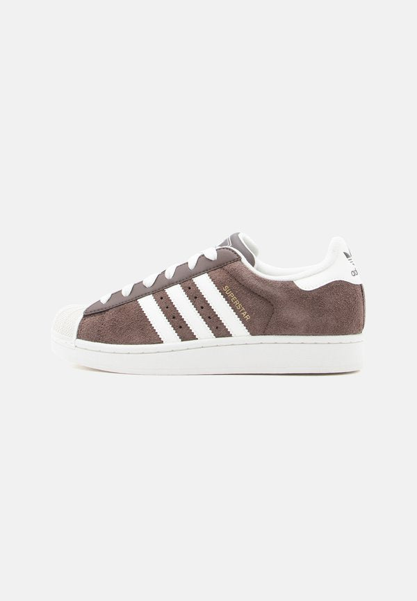 adidas Originals SUPERSTAR II W - Trainers - shadow brown/off white/gold-coloured metallic