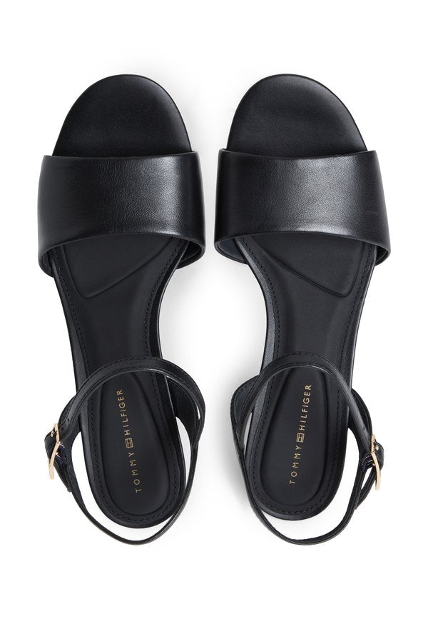 Tommy Hilfiger LEATHER OPEN TOE HEELED SANDALS