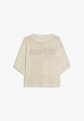 Bershka Print T-shirt - brown