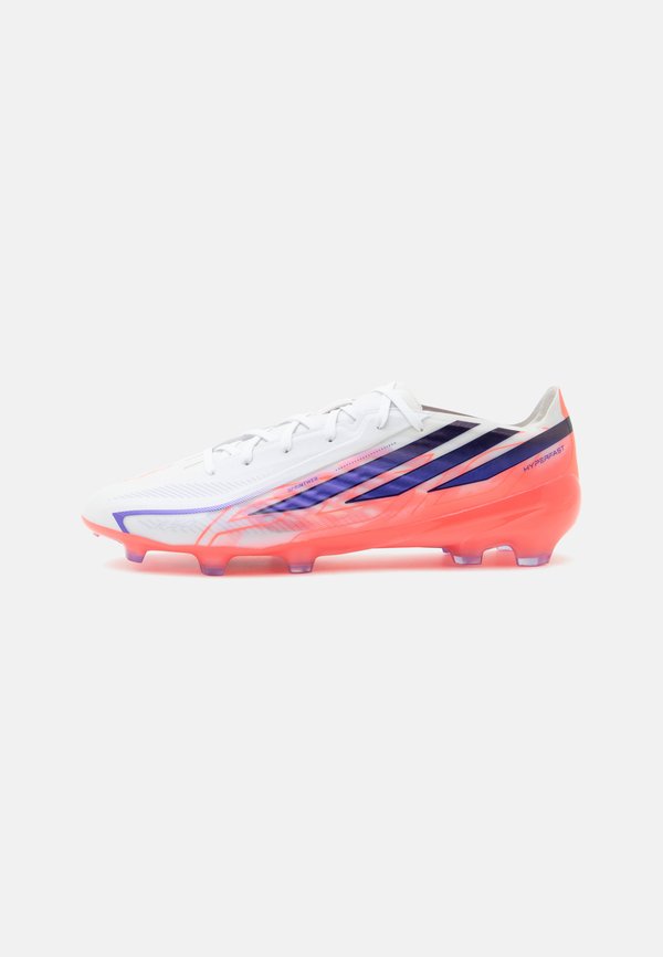 adidas Performance F50 HYPERFAST PRO FIRM GROUND UNISEX - Firm-ground football boots - footwear white/solar purple/solar turbo