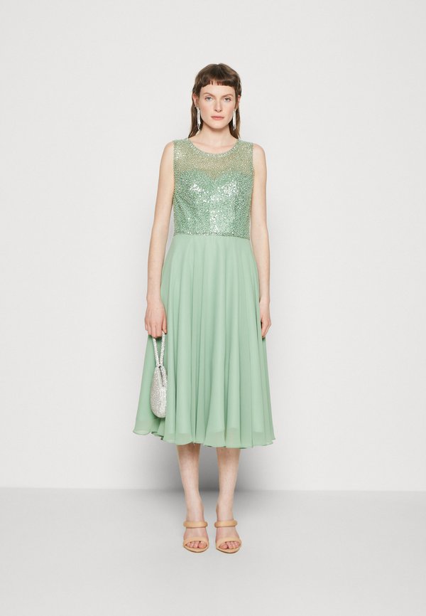 Swing MIDIKLEID AUS PAILLETTE MIT CHIFFON ROCK