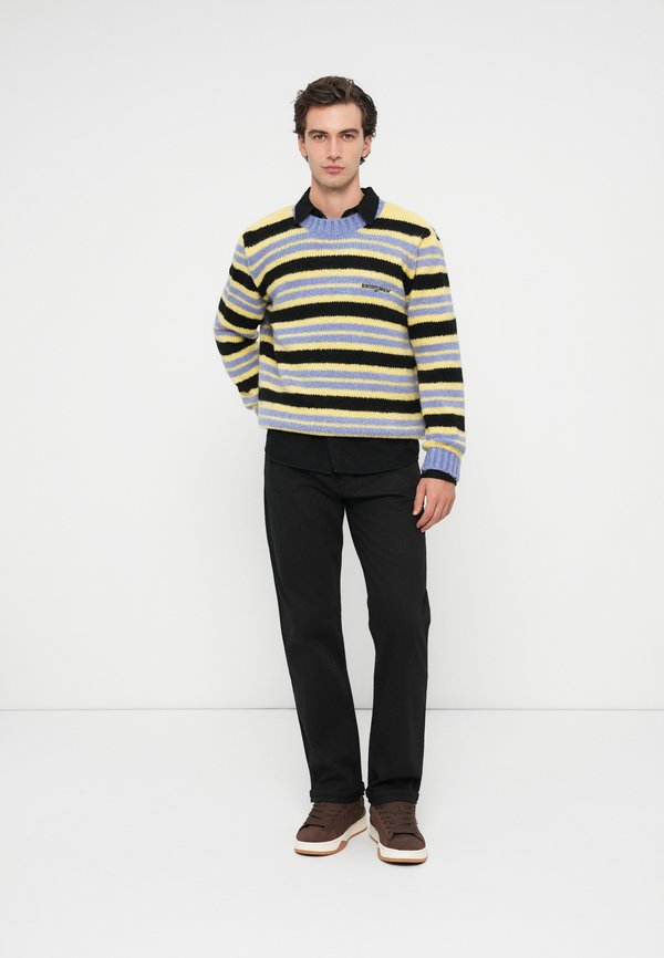 Tommy Jeans LOGO EMBROIDERY STRIPE JUMPER WITH ALPACA