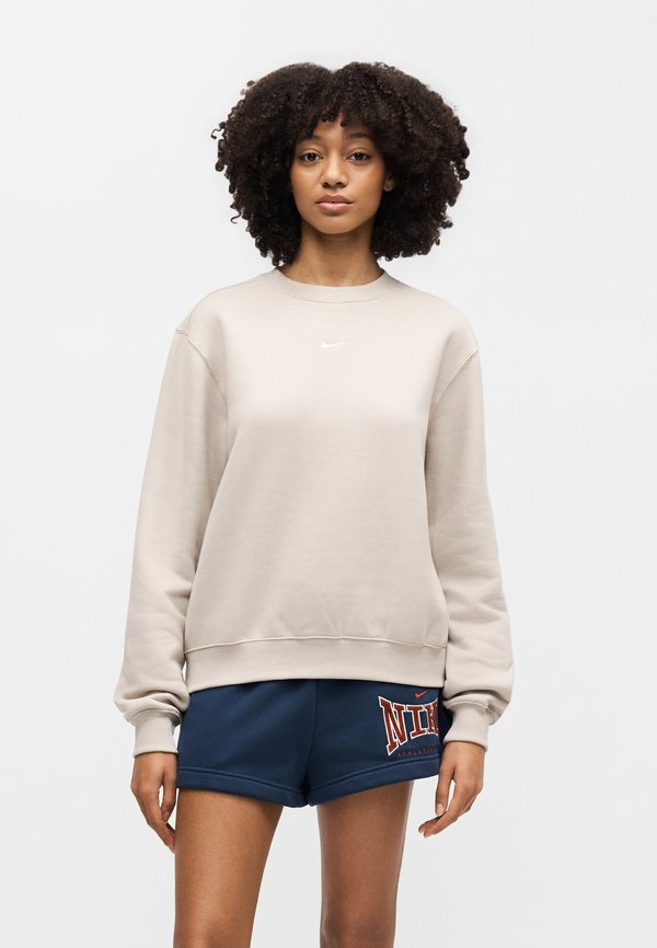 Nike Sportswear STUDIO FLEECE CREW-NECK SWEATSHIRT - Sweatshirt - cream/sail