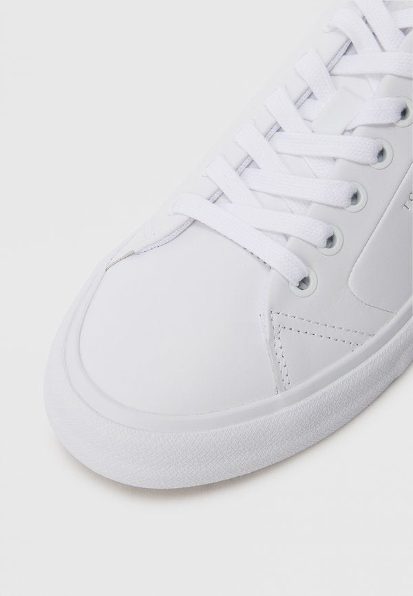 Tommy Hilfiger CONTRAST MIDSOLE DEBOSSED LEATHER TRAINERS