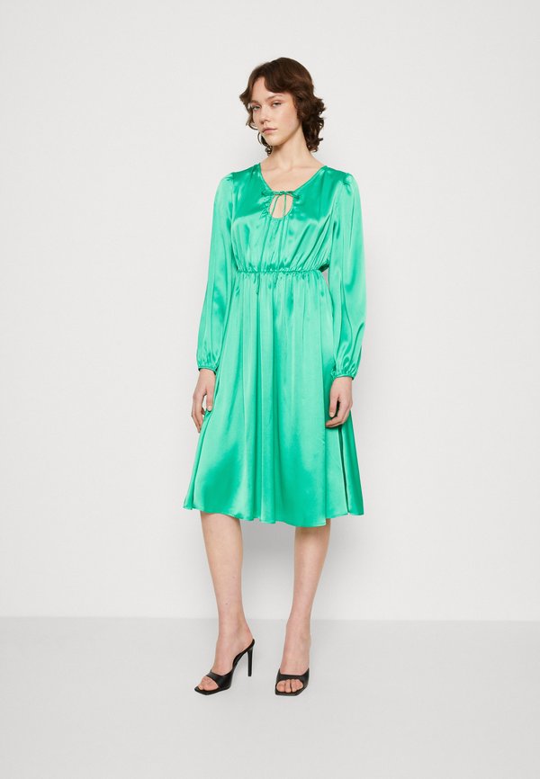 VILA VIPETIA V NECK MIDI DRESS