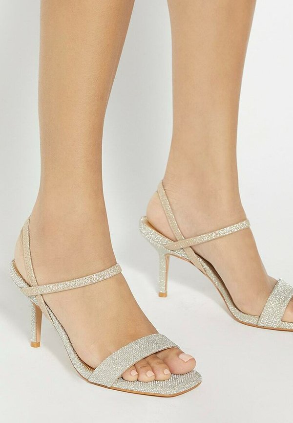 Dune London DUNE LADIES METHODICAL MID HEIGHT STRAPPY SANDALS