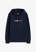 Tommy Hilfiger SCRIPT FLAG HOODIE - BRAND LOVE - Hoodie - desert sky