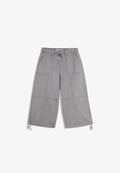 Bershka CAPRI - TROUSERS - Shorts - mottled dark grey
