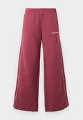 Nike Sportswear STUDIO FLEECE MEDIUM WEIGHT MID-RISE WIDE-LEG PANTS - Tracksuit bottoms - pink smoke/sail