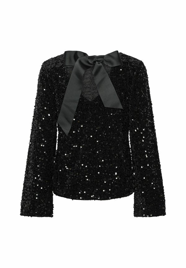 Pieces Long sleeved PCKAM SEQUINS BOW