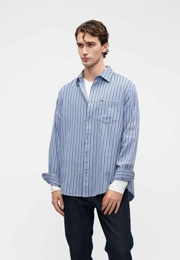 Tommy Jeans RELAXED FIT STRIPE TWILL SHIRT