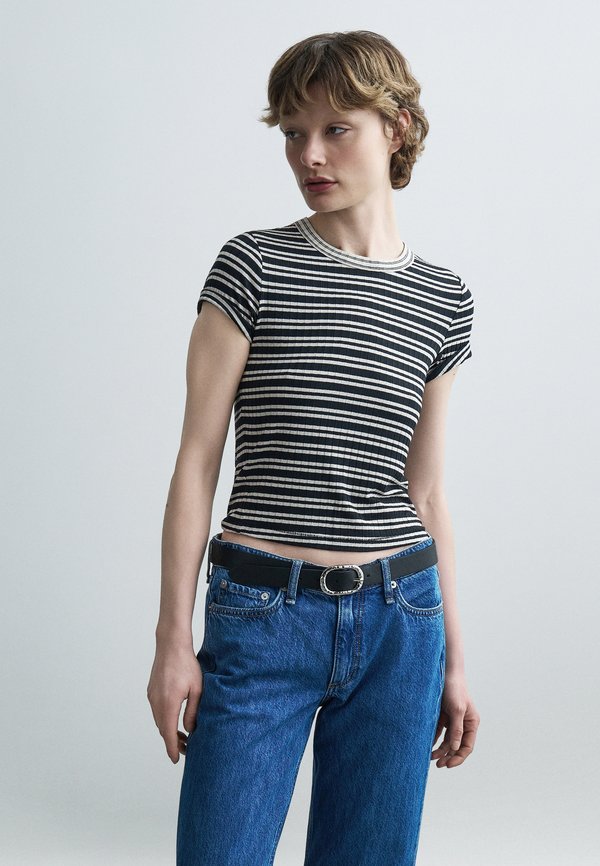 rag & bone LUCA STRIPE CONTRAST TEE
